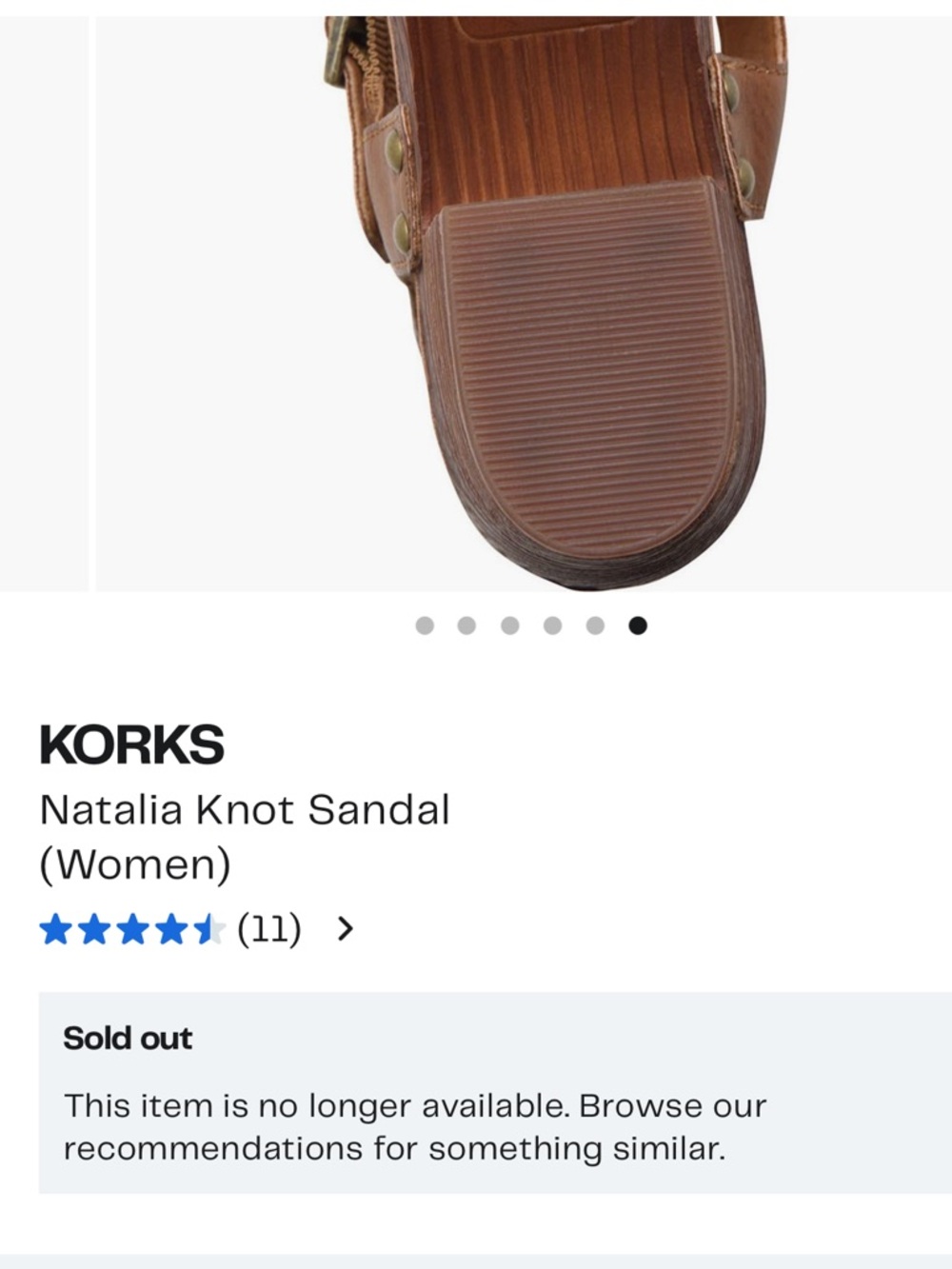 Kork-Ease Brown and White Women's Sandals NWOT SIZE 9 - Picture 4 of 16